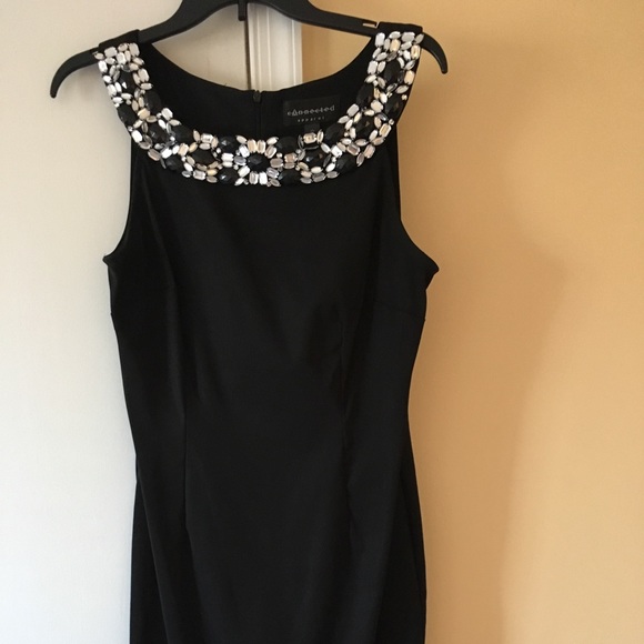 Black Evening Cocktail Dress - Picture 1 of 4
